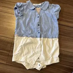 【美品】ファミリア　70cm ロンパース　半袖　男の子