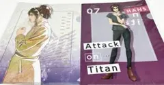 進撃の巨人 エルヴィン＆ハンジ ローソンコラボ ファイル - メルカリ