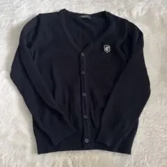 COMME CA ISM ブラックカーディガン 130A