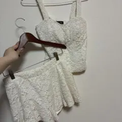 aimerfeel♡総レース キャミソール ショートパンツ セットアップ
