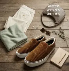 希少 BILLY'S別注 gravis コーデュロイ スリッポン 24cm