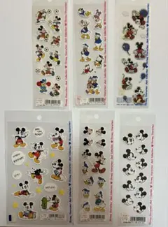 ミッキーキャラクターシールセット 6シート