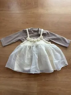 petit main チュールワンピースセットアップ