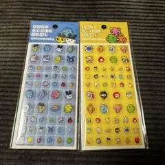 たまごっち　タイルシール　ドロップブロックシール　イエロー　ブルー