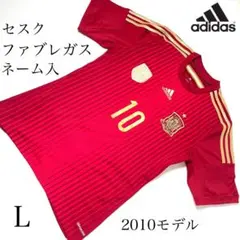꧁極美品꧂adidas スペイン代表2010年FABREGAS セスク　L