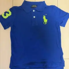 美品 POLO RALPH LAURENビックポニーポロシャツブルーswagのサムネイル