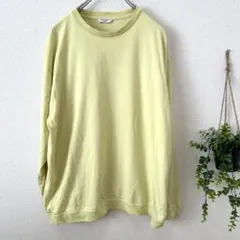 URBAN RESEARCH DOORS タフTシャツ 長袖 M ライムイエロー