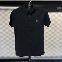 LACOSTE ブラック ポロシャツ ボタンダウン　サイズ2