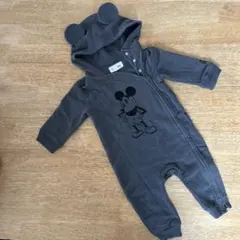 GAP ミッキーマウス グレー ロンパース