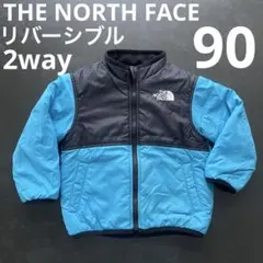 ボア 起毛 フリース 2way リバーシブル ジャケット 配色 切替 ロゴ