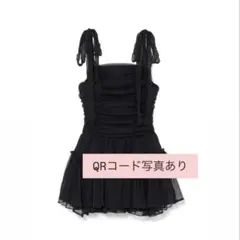 ANDMARY Jury chiffon mini dress black - メルカリ