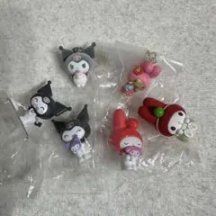 サンリオ　クロミ+マイメロ　ガチャガチャ　6点セット