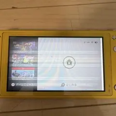 Nintendo Switch Lite イエロー 本体　ジャンク♪