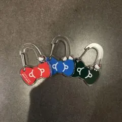 ハローキティ×珈琲館 アクリルカラビナ3色セット