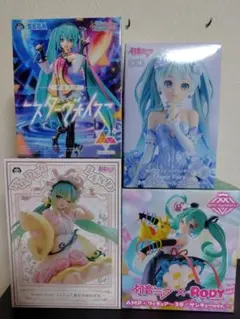 【4体】初音ミク　プライズフィギュアセット
