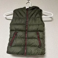 ZARA BOYS フード付きダウンベスト