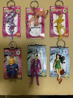 ジョジョの奇妙な冒険 4部 フィギュア キーホルダー 6体セット