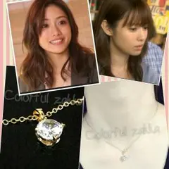 即購入OK♡ 石原さとみ、深キョン風♡キュービックジルコニアネックレス♡