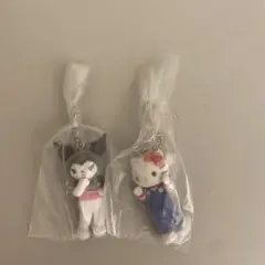 サンリオキャラクターズ　ミニチュアチャーム　ライブキャラクター 2つセット