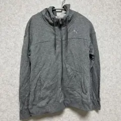 Puma グレー フルジップパーカー