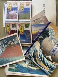 富士山の四季 四季の抒情 VHSセット 浮世絵「富嶽三十六景」の図版 
