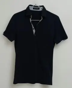 (即購入可)BOYCOTT ネイビー 半袖ポロシャツ