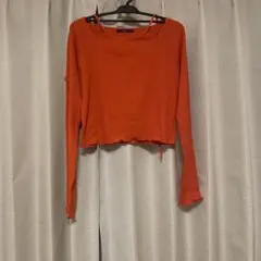 Kastane オレンジリブトップス　オレンジ （最終値下げ）のサムネイル