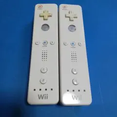 wiiリモコン２個、任天堂送料無料。