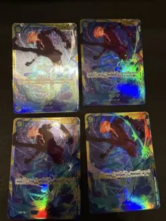 ワンピースカードゲーム サンジ シークレット セット　4枚