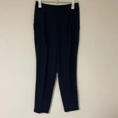 アドーア　テーパードパンツ　ネイビー　36