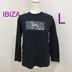 IBIZA 黒長袖L Tシャツ