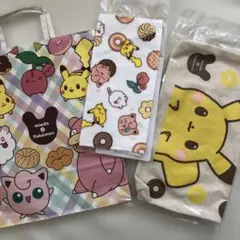 ポケモントートバッグ　ハンドタオルセット　新品未開封　ポケモングッズセット
