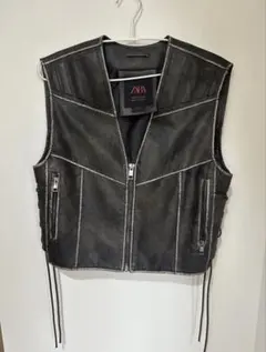 ZARA AMSTERDAM MAN EDITION レザーベスト