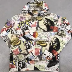 ヒステリックグラマー　総柄　パーカー