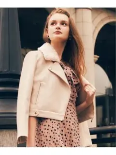 【Noela】10周年記念★ホワイトライダースジャケット