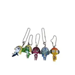 ケロロ軍曹　つまんでつなげてマスコット　コンプ　キーホルダー　ガチャ