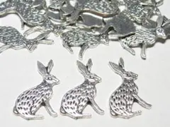 うさぎ　チャーム　パーツ　兎　２０個セット