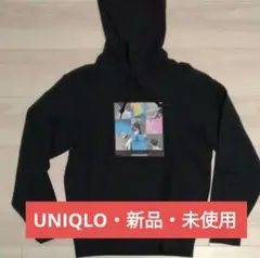ユニクロ UNIQLO パーカー ブラック 長袖 フーディー カジュアル
