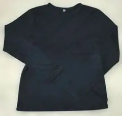 ごましお様 ユニクロ レディース 黒 ダークグリーン長袖カットソー L２枚セット