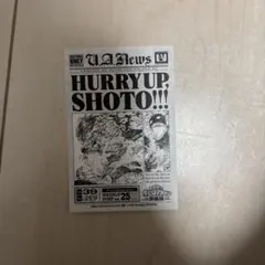 ヒロアカ展 入場特典 ステッカー 轟焦凍