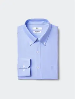 UNIQLO スーパーノンアイロンジャージースリムシャツ ボタンダウン