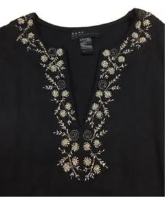 ZARA刺繍、ピース☆カットソー