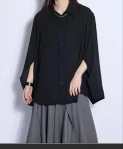 2wayアームスリットアソートシアーシャツ