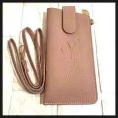 新品❣️メガネケース 薄型 シンプル 軽量 イニシャルY ピンク　眼鏡　メガネ