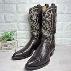 Tony Lama 黒タグ リザード ウエスタンブーツ ビンテージ