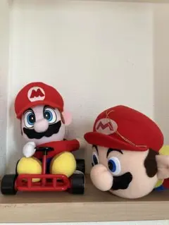 レトロ マリオ ぬいぐるみ カート付き 1992 1993 レア