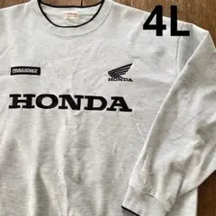 HONDA RACING ホンダレーシング トレーナー グレー 4L スウェット