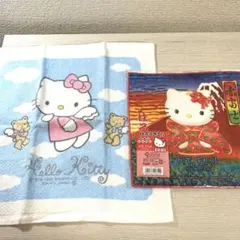 ハローキティ　ハンドタオル　ハンカチセット　平成　当時物