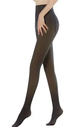 透け感タイツ ストッキング【裏起毛タイツ・伸縮性 美脚】 厚手 発熱 吸汗
