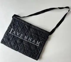 【美品】ラベンハム　LAVENHAM ショルダーバッグ　サコッシュ　黒のサムネイル
